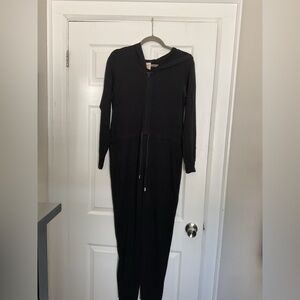 Smash + Tess Charcoal Hooded Romper